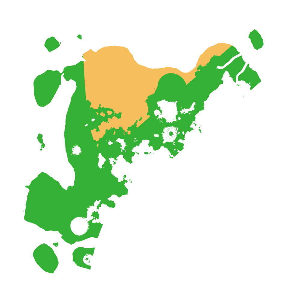 Biome Rust Map: Procedural Map, Size: 3000, Seed: 19840411