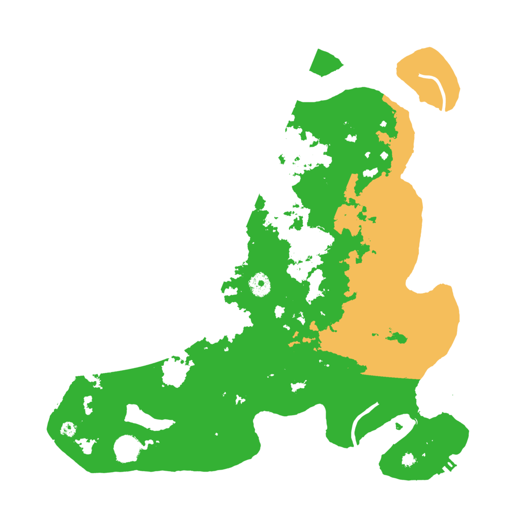 Biome Rust Map: Procedural Map, Size: 3500, Seed: 1389028421