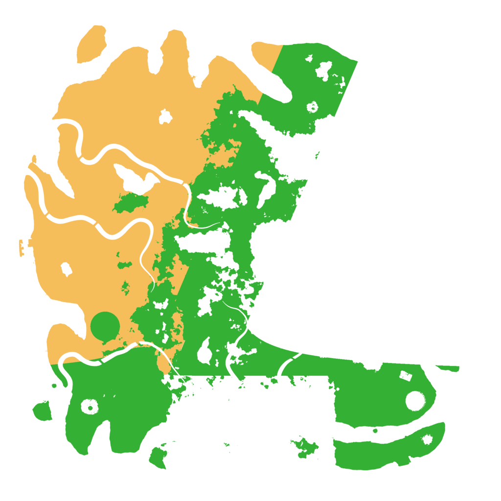 Biome Rust Map: Procedural Map, Size: 4500, Seed: 112587850