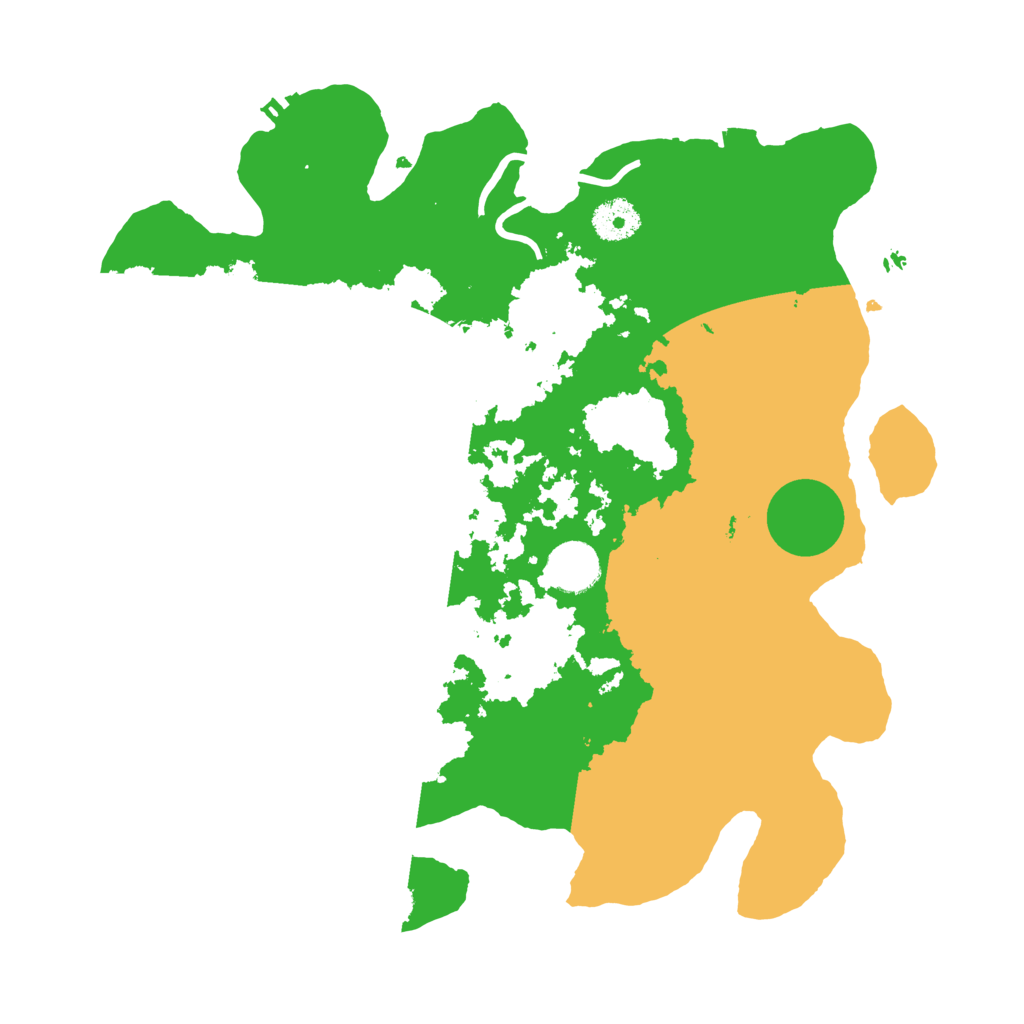 Biome Rust Map: Procedural Map, Size: 3500, Seed: 1020554018