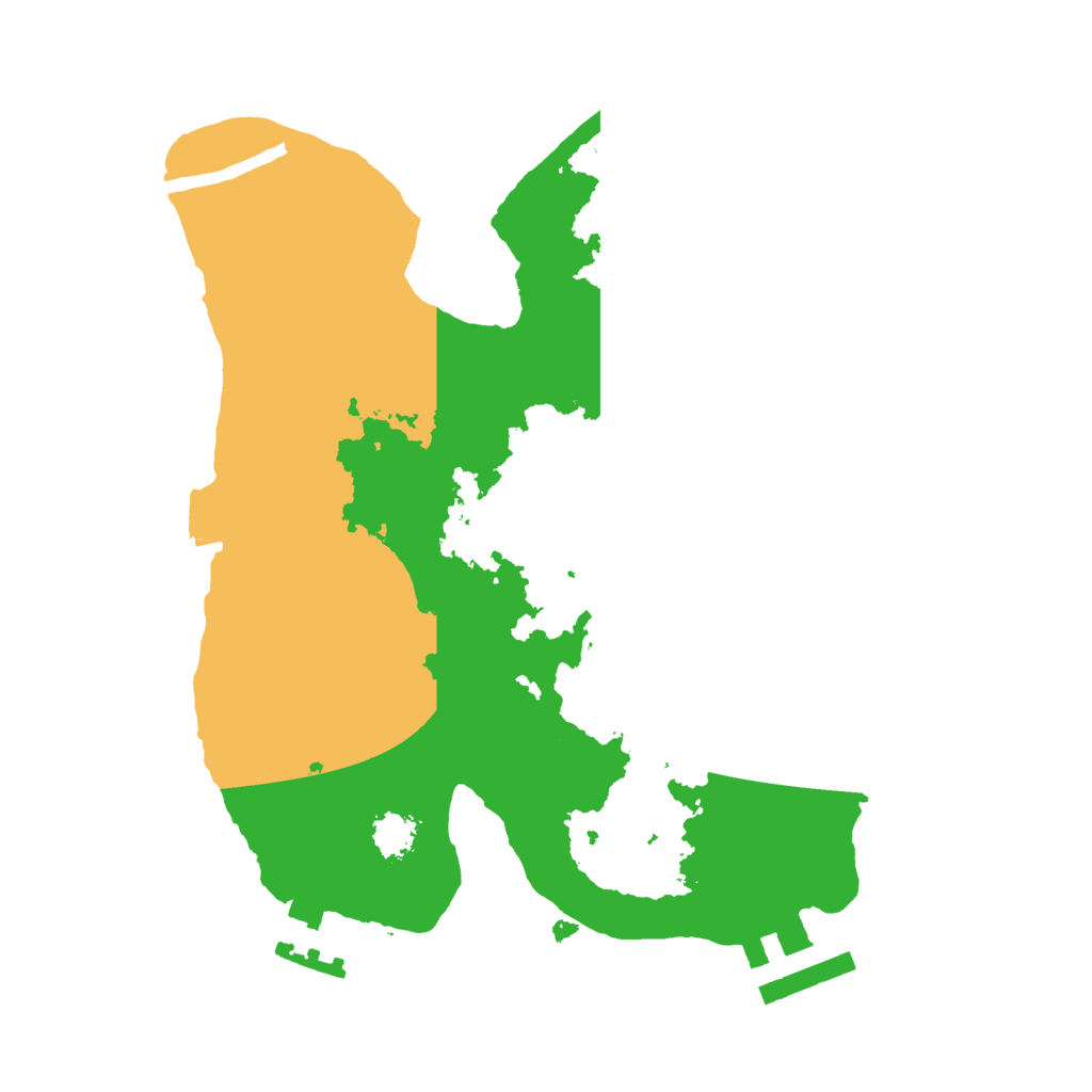Biome Rust Map: Procedural Map, Size: 2250, Seed: 129754588