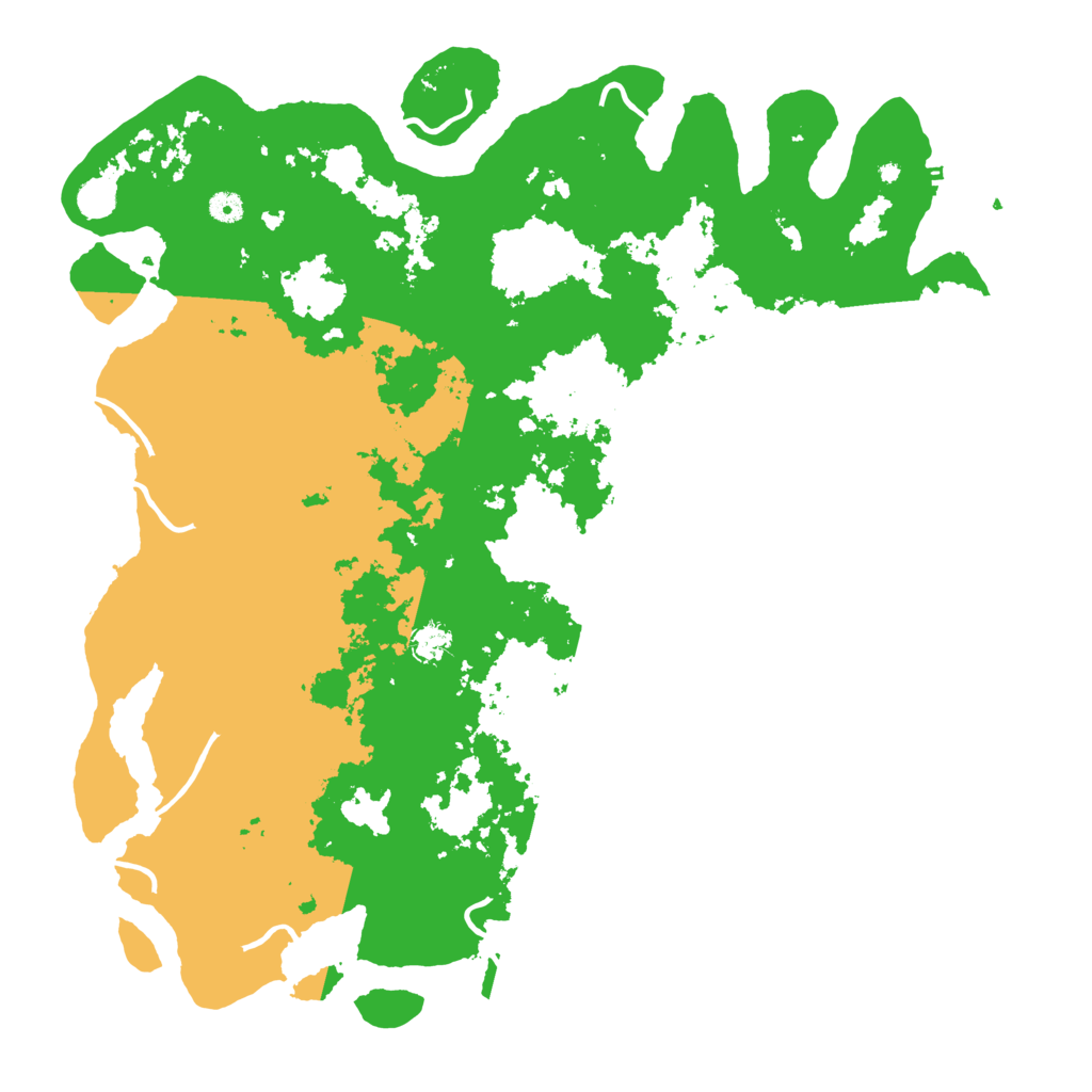 Biome Rust Map: Procedural Map, Size: 5000, Seed: 360966238