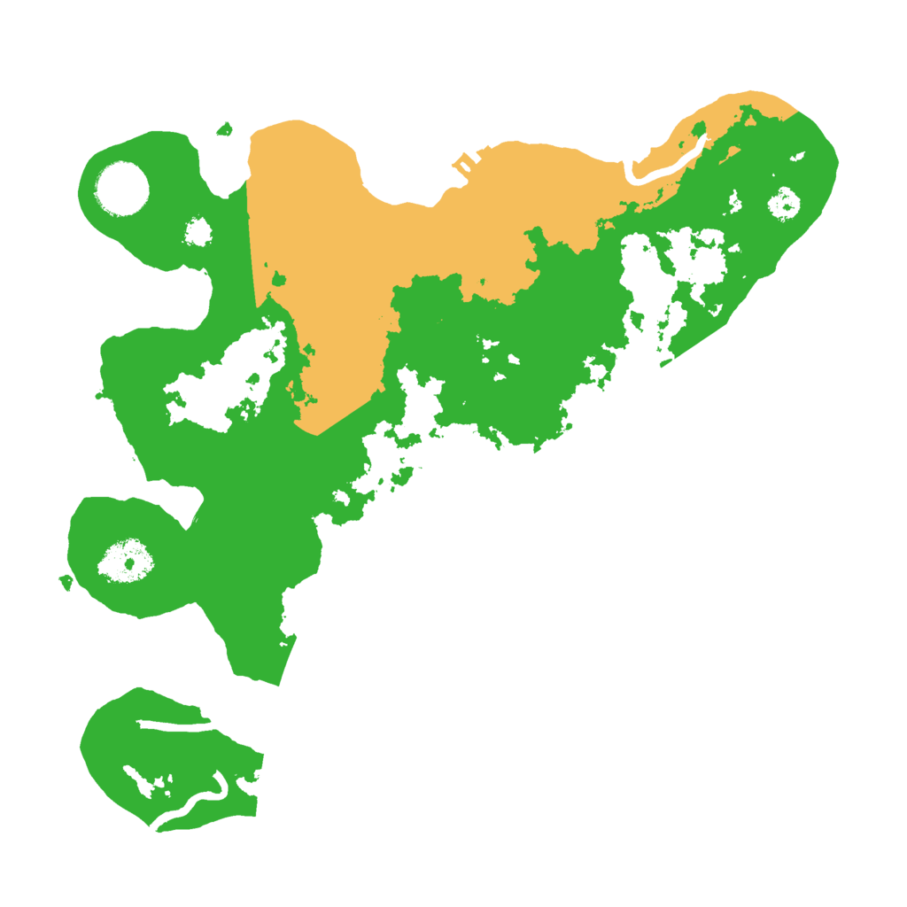Biome Rust Map: Procedural Map, Size: 3000, Seed: 5236490