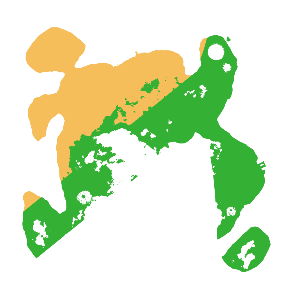 Biome Rust Map: Procedural Map, Size: 3250, Seed: 5861