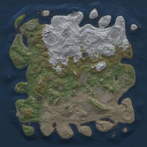 Thumbnail Rust Map: Procedural Map, Size: 4250, Seed: 293439220, 19 Monuments