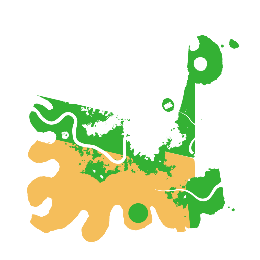 Biome Rust Map: Procedural Map, Size: 3500, Seed: 155077060