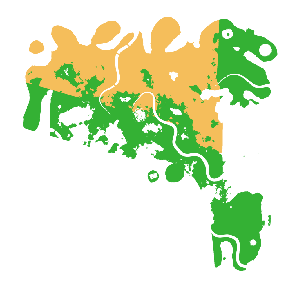 Biome Rust Map: Procedural Map, Size: 4250, Seed: 142522653
