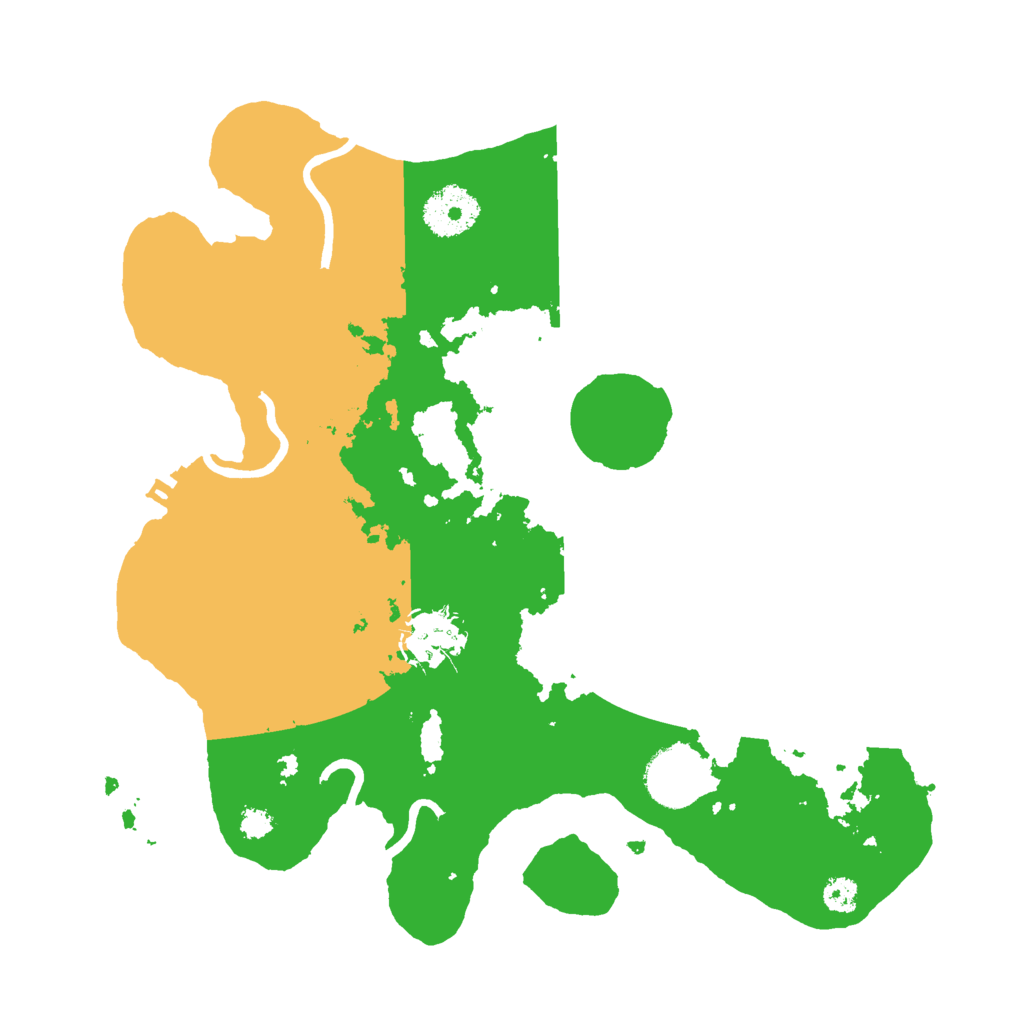 Biome Rust Map: Procedural Map, Size: 3000, Seed: 1172918207