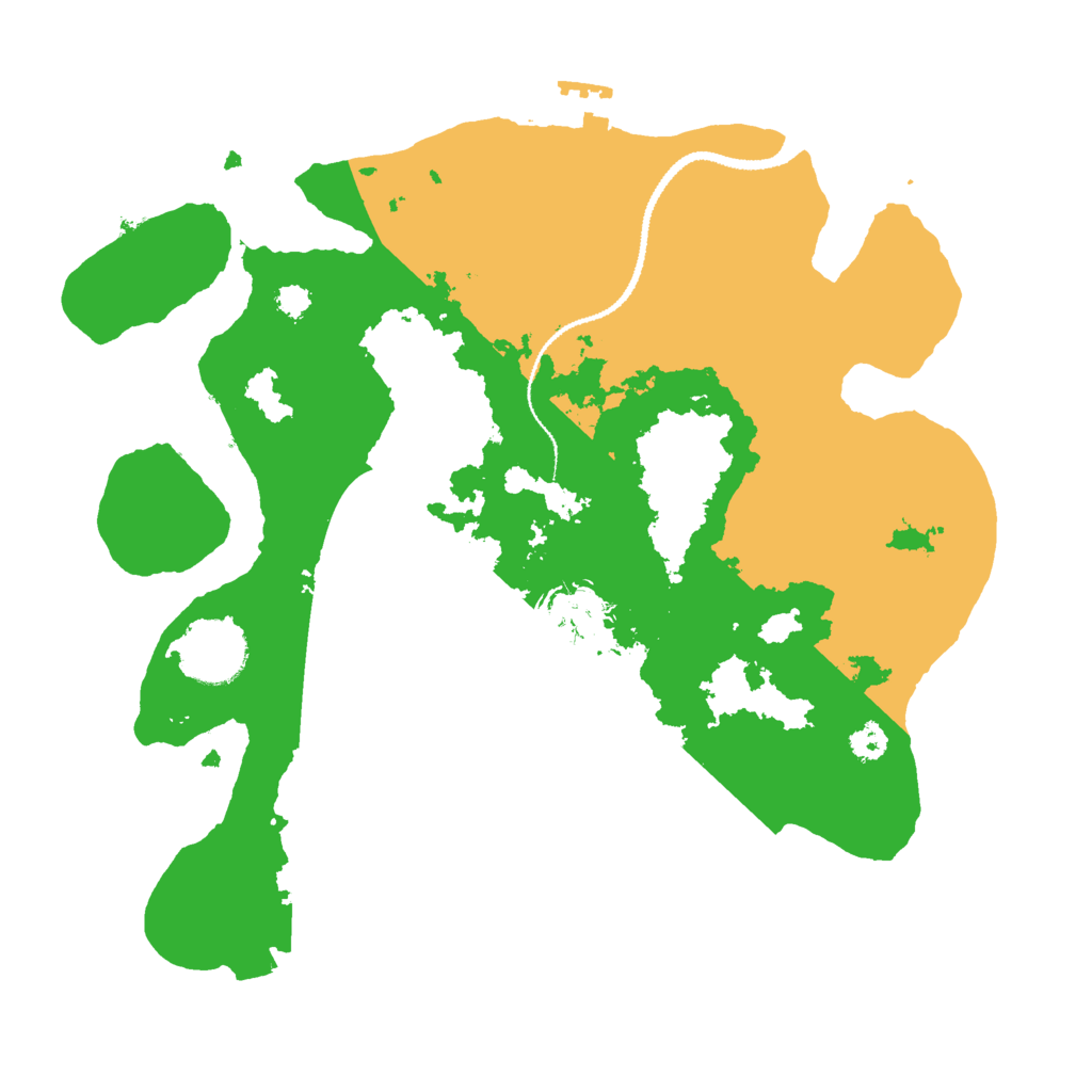 Biome Rust Map: Procedural Map, Size: 3000, Seed: 1553654613