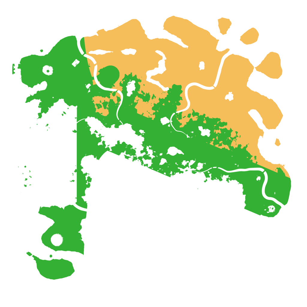 Biome Rust Map: Procedural Map, Size: 4500, Seed: 468611671