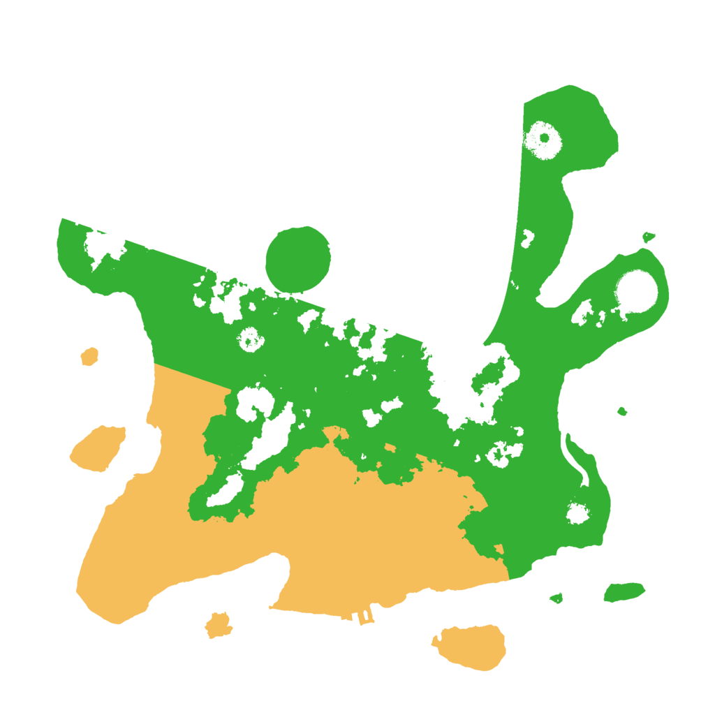 Biome Rust Map: Procedural Map, Size: 3000, Seed: 92585