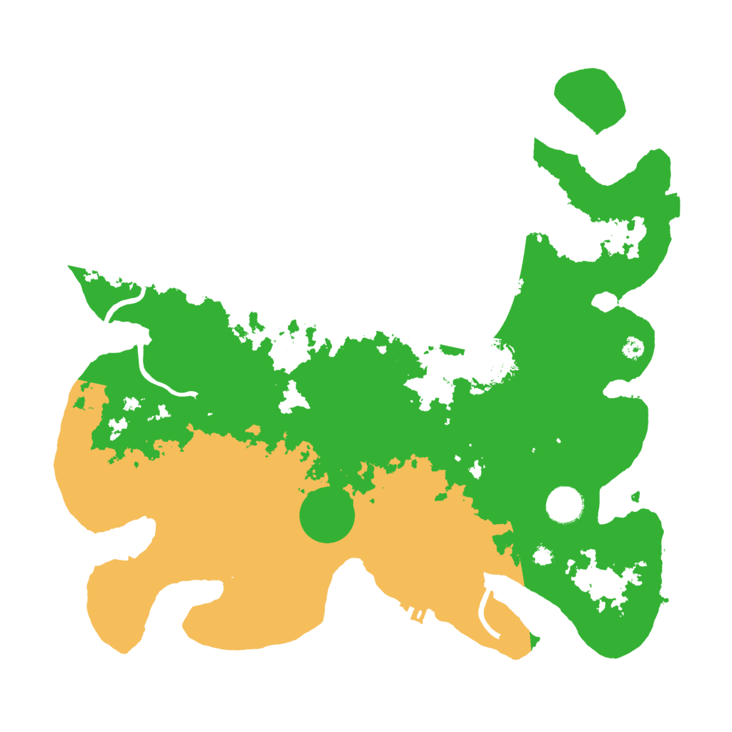 Biome Rust Map: Procedural Map, Size: 3500, Seed: 983547
