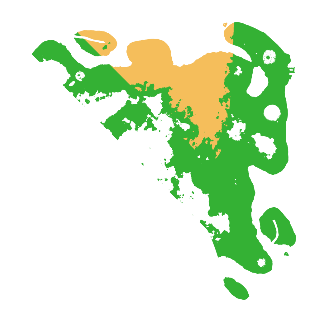 Biome Rust Map: Procedural Map, Size: 3500, Seed: 449929844