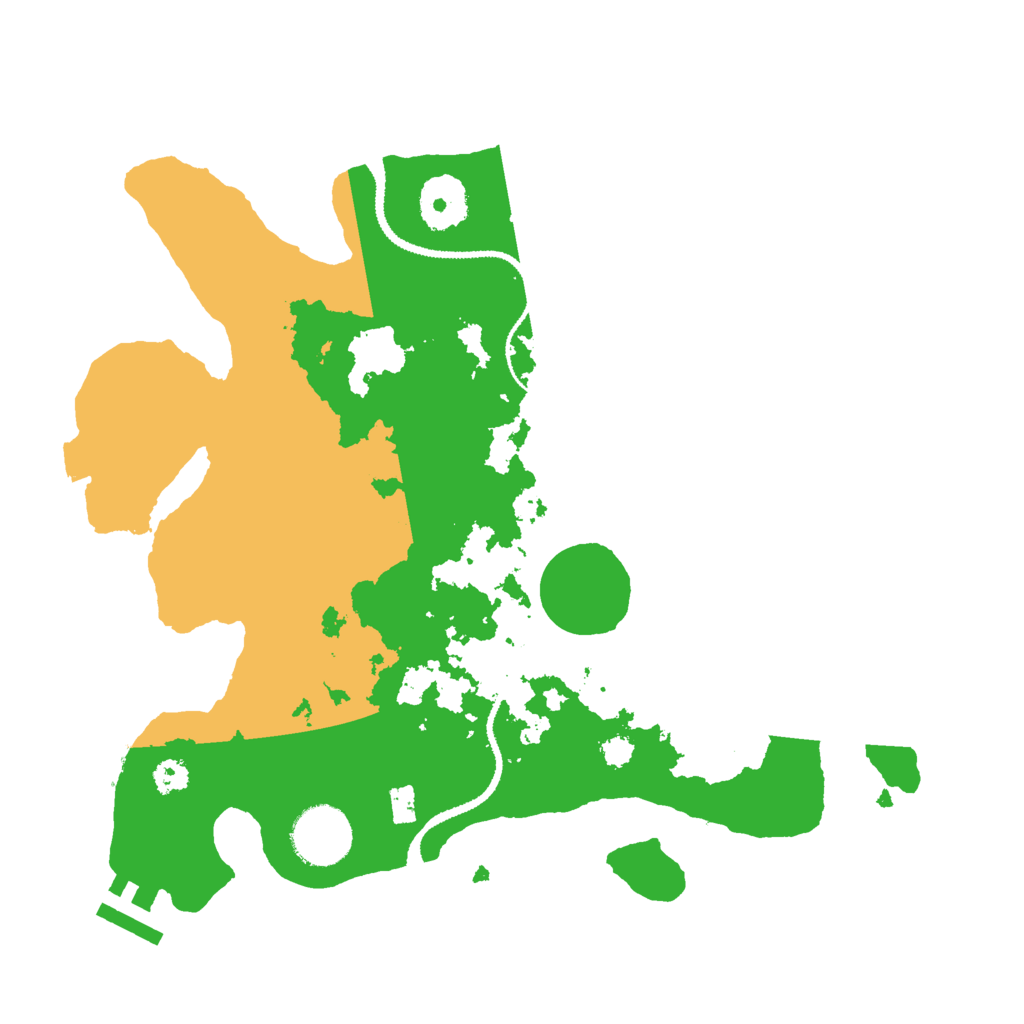 Biome Rust Map: Procedural Map, Size: 3000, Seed: 1866157581