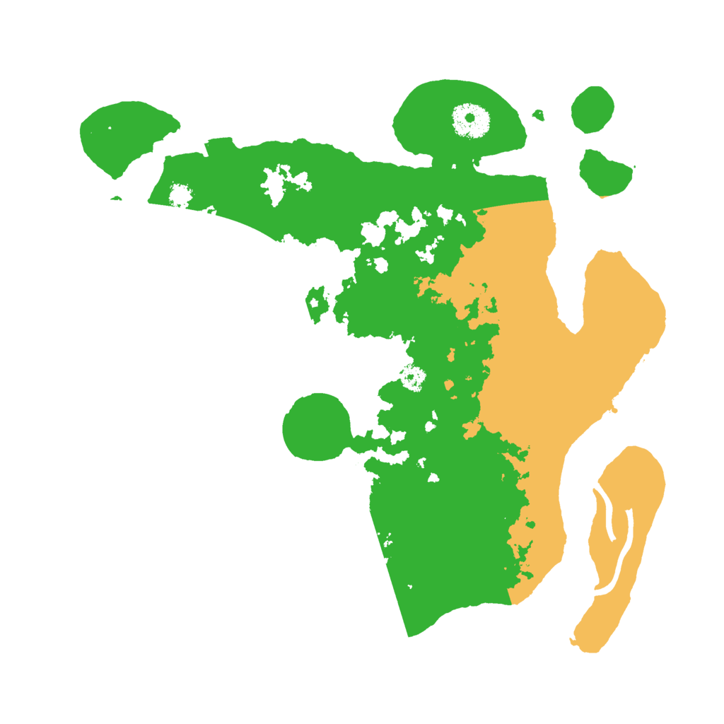 Biome Rust Map: Procedural Map, Size: 3000, Seed: 19453