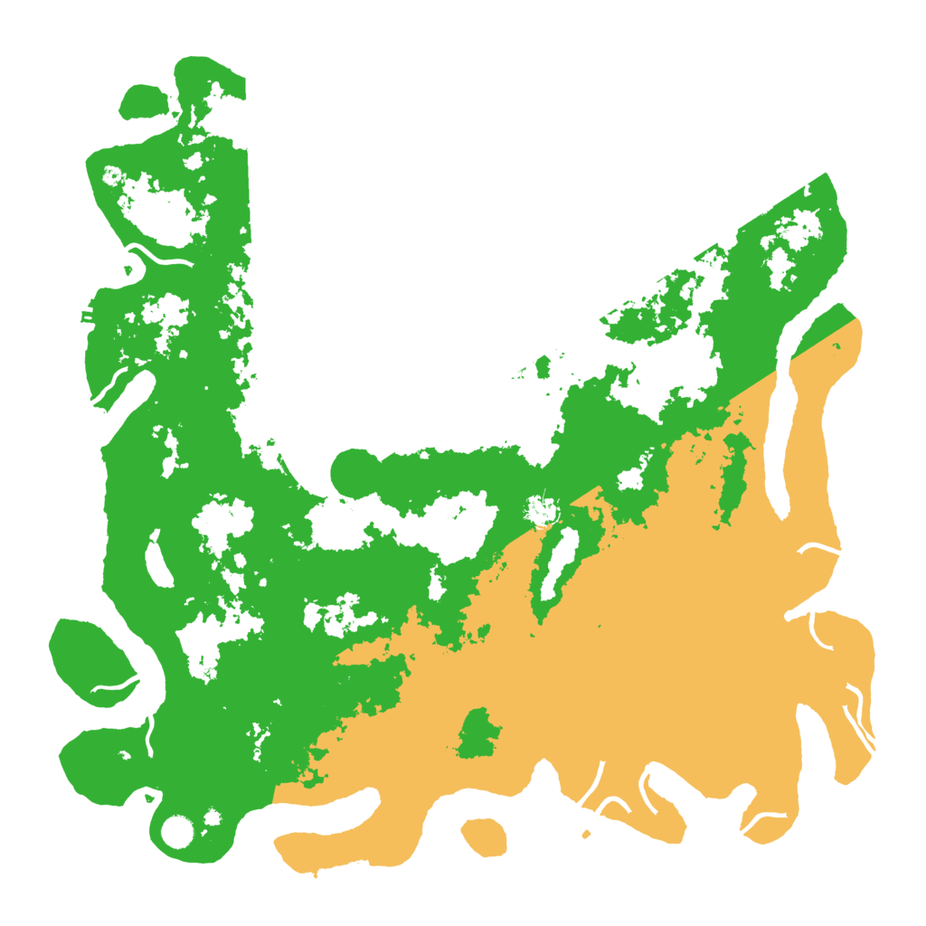 Biome Rust Map: Procedural Map, Size: 4990, Seed: 548135441