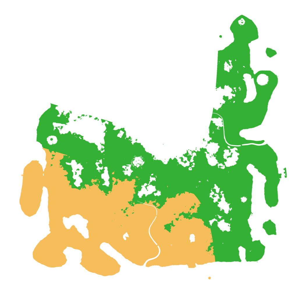 Biome Rust Map: Procedural Map, Size: 4550, Seed: 1444444333