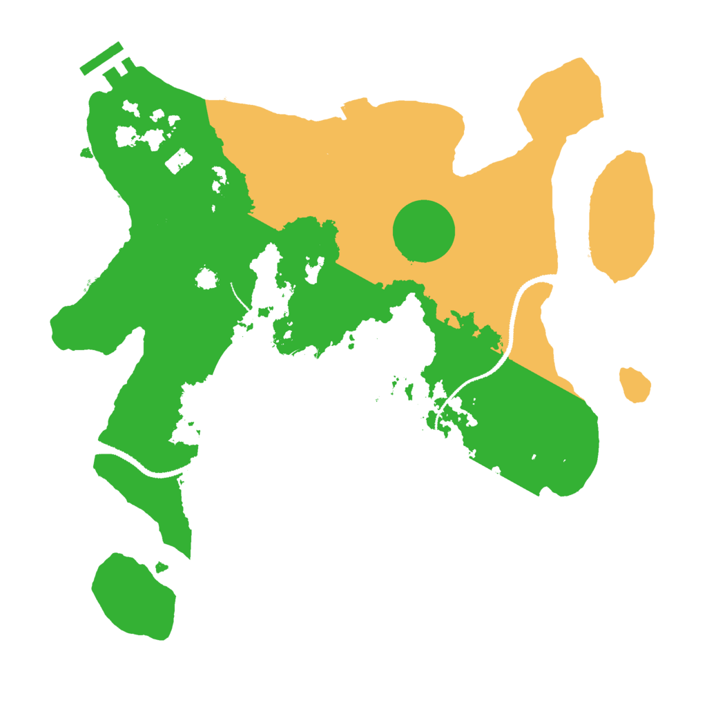 Biome Rust Map: Procedural Map, Size: 3000, Seed: 1298010365