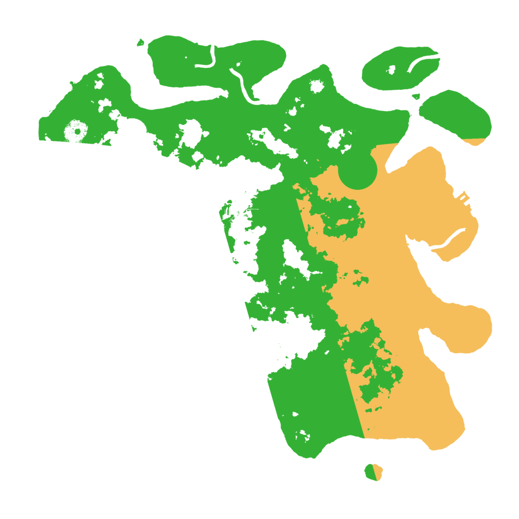 Biome Rust Map: Procedural Map, Size: 3500, Seed: 855742798