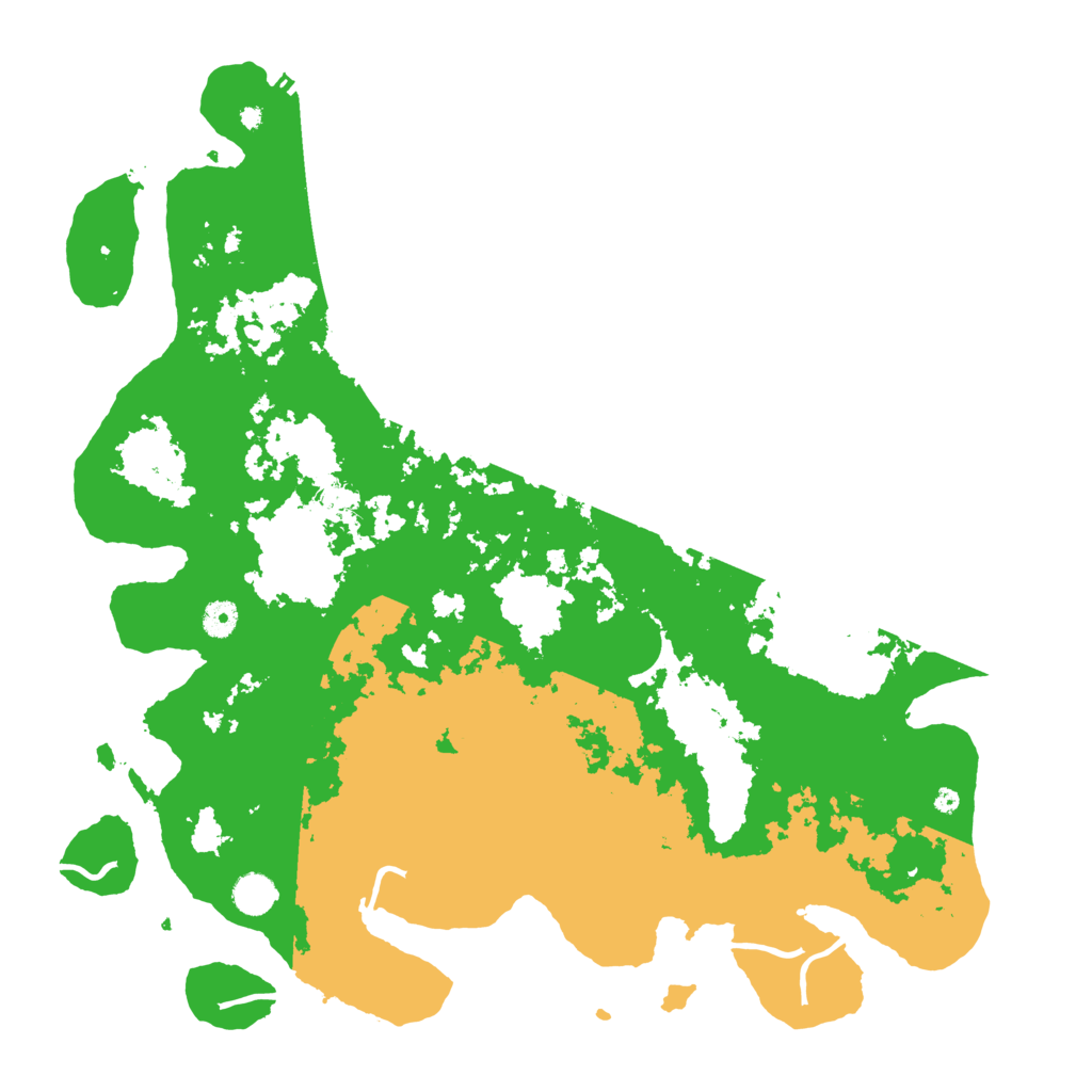 Biome Rust Map: Procedural Map, Size: 4543, Seed: 821571416