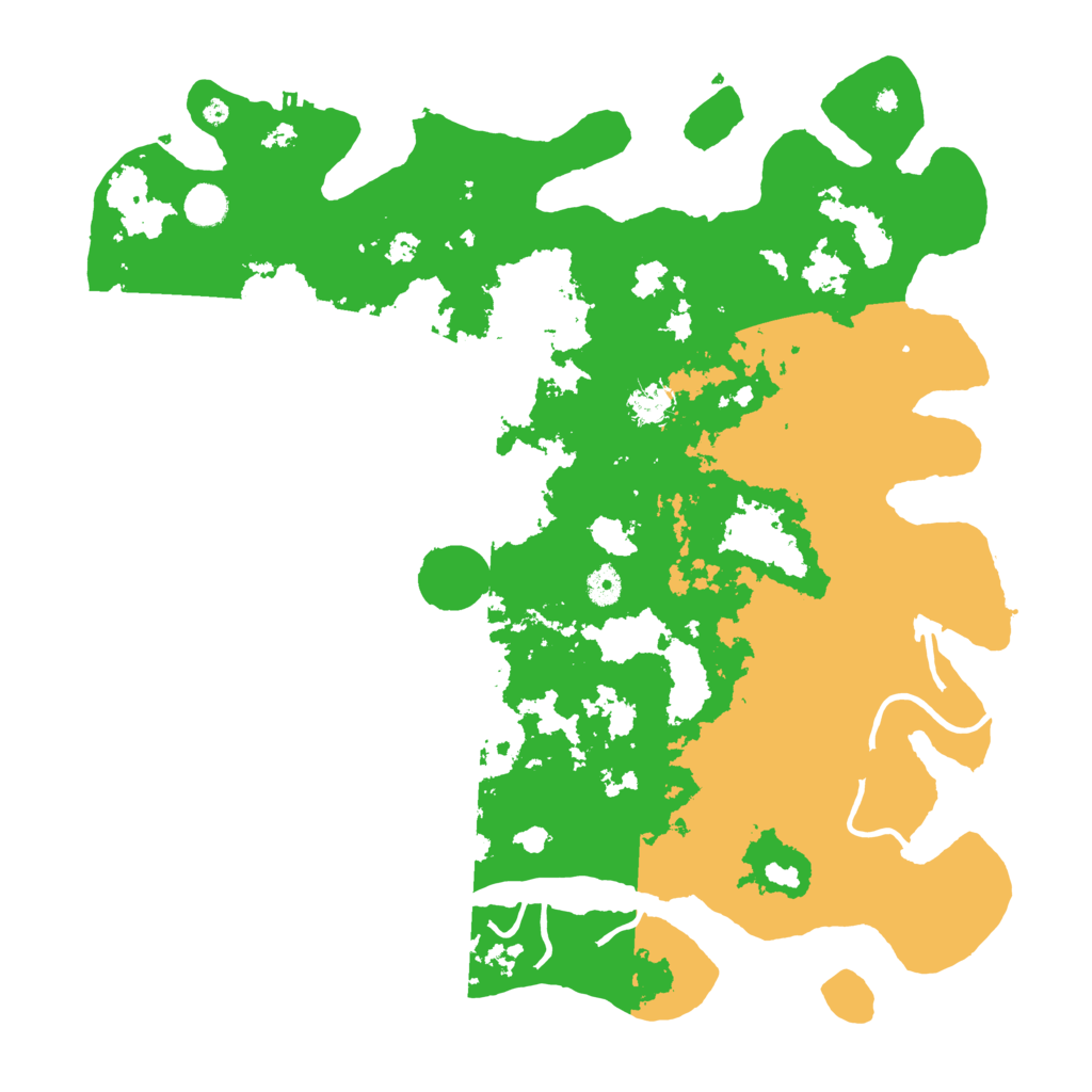 Biome Rust Map: Procedural Map, Size: 4500, Seed: 1253324202