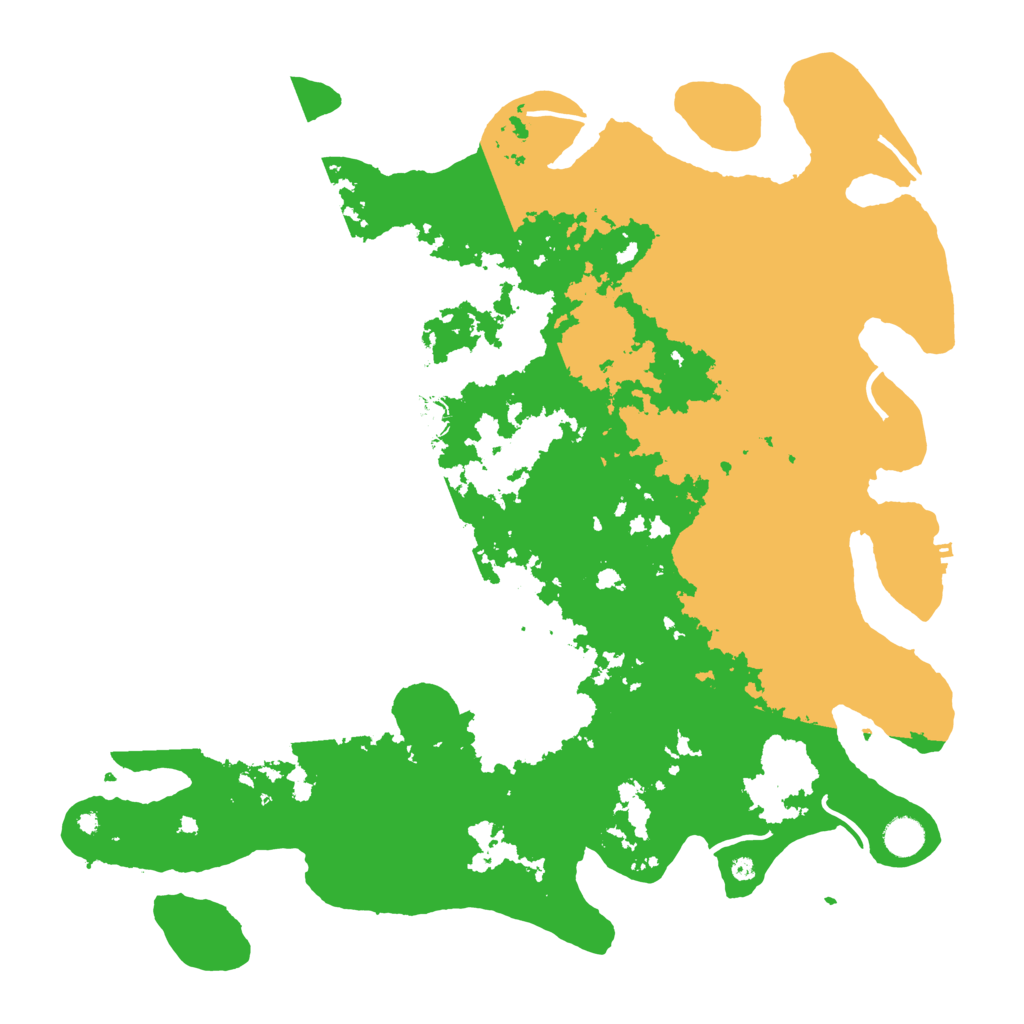 Biome Rust Map: Procedural Map, Size: 4500, Seed: 526985373