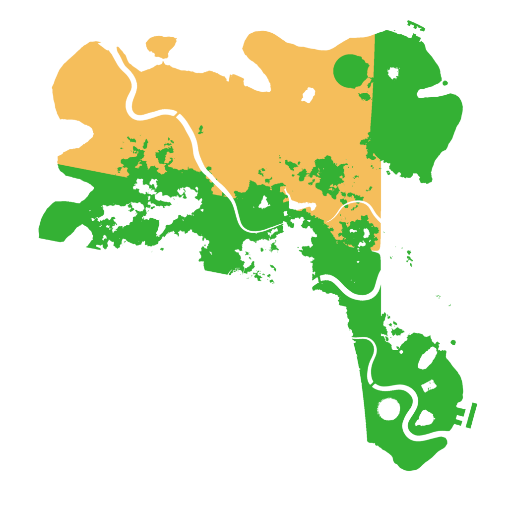 Biome Rust Map: Procedural Map, Size: 4000, Seed: 318886904