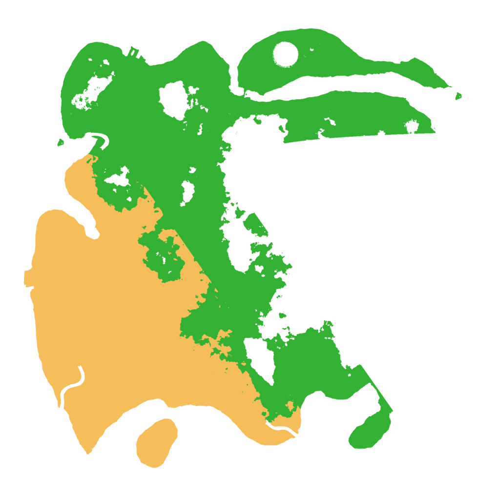 Biome Rust Map: Procedural Map, Size: 3500, Seed: 476044308