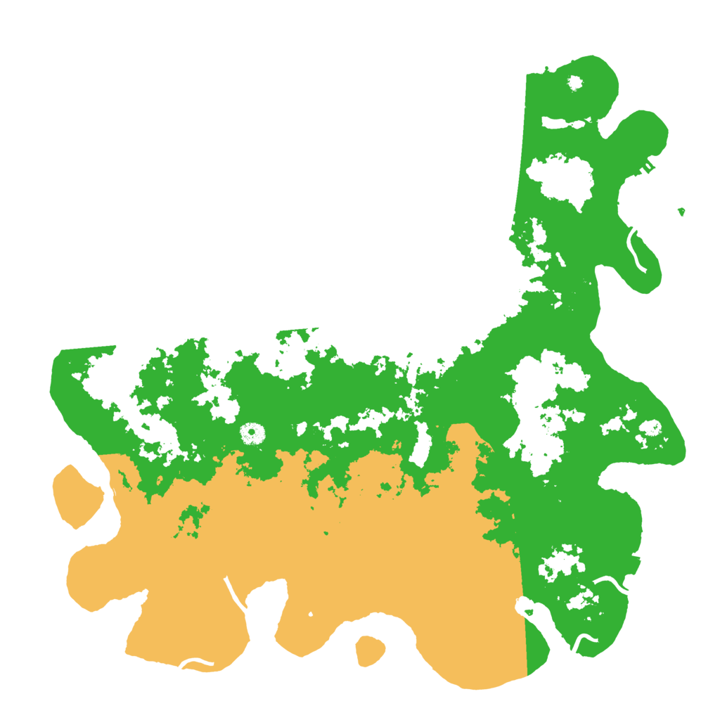 Biome Rust Map: Procedural Map, Size: 4500, Seed: 2075727213