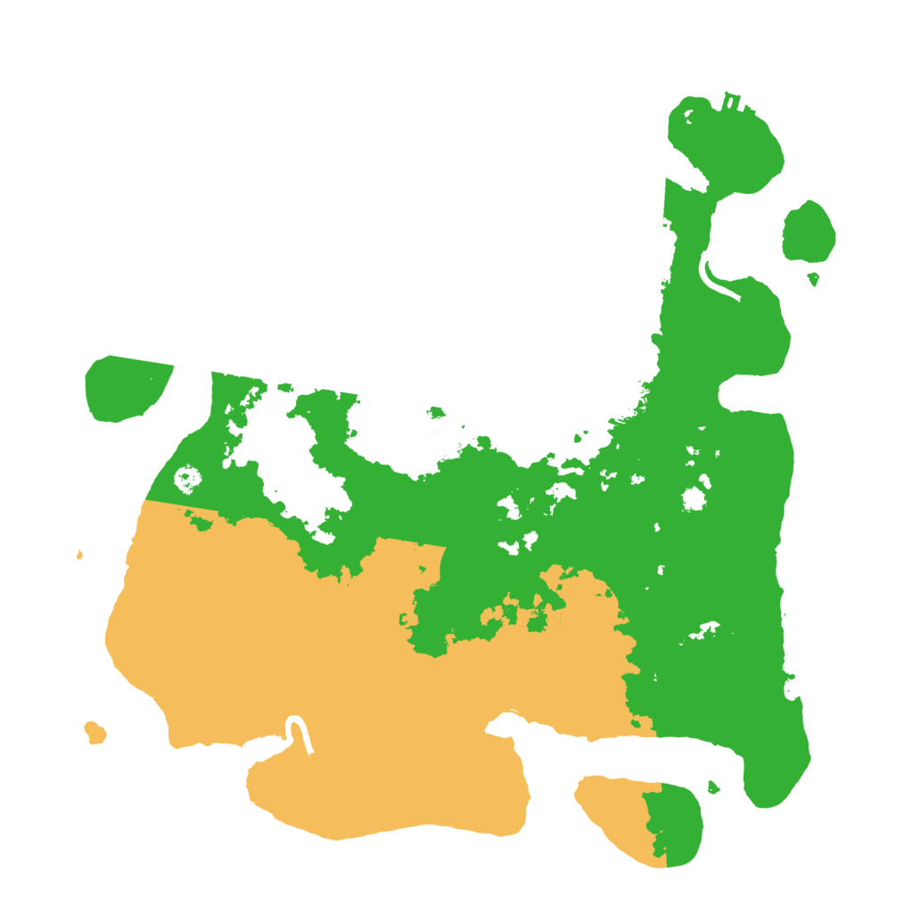 Biome Rust Map: Procedural Map, Size: 3500, Seed: 859758207