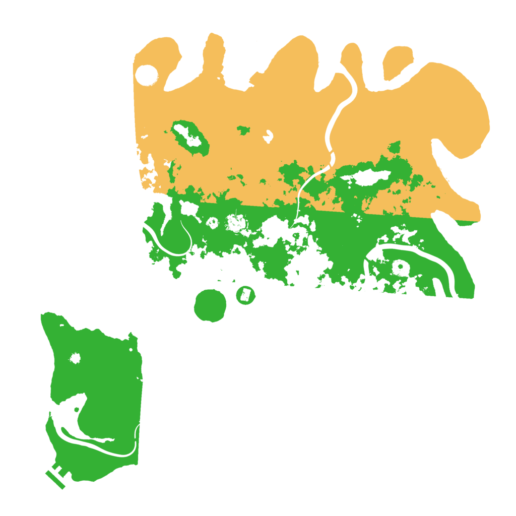 Biome Rust Map: Procedural Map, Size: 4407, Seed: 15102
