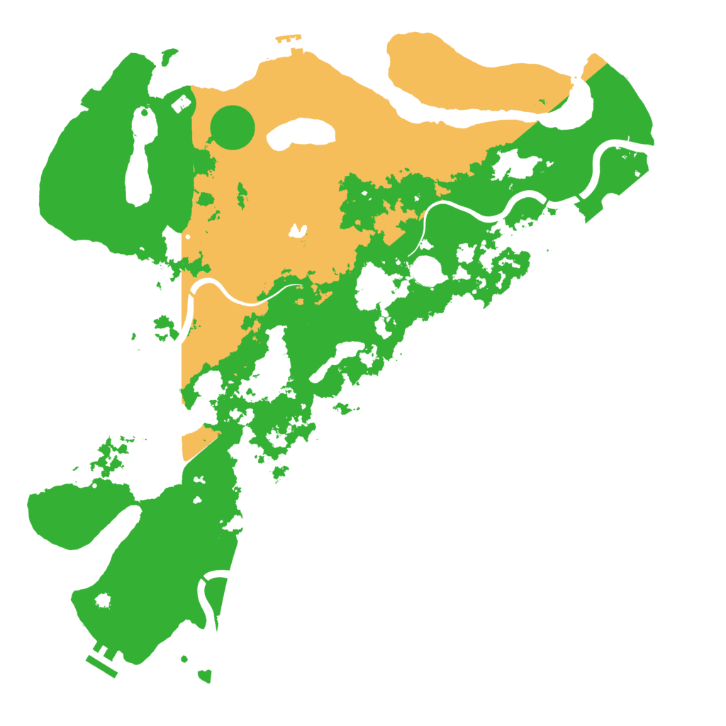 Biome Rust Map: Procedural Map, Size: 4300, Seed: 780044