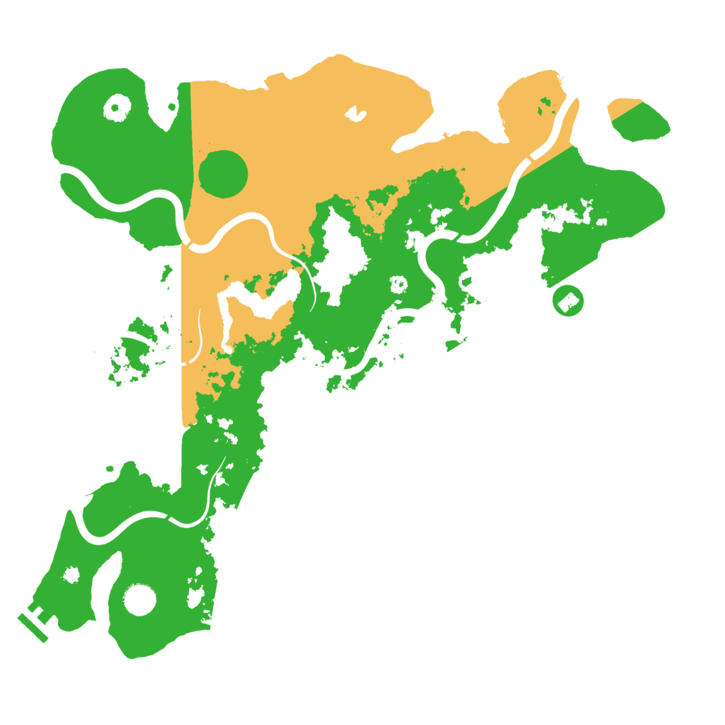Biome Rust Map: Procedural Map, Size: 4000, Seed: 68946992
