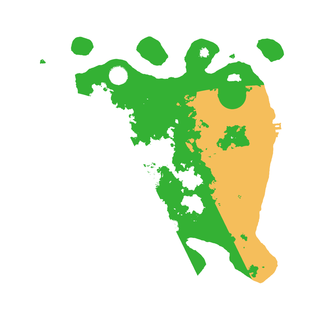 Biome Rust Map: Procedural Map, Size: 3000, Seed: 1445231317