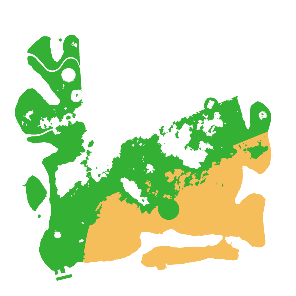 Biome Rust Map: Procedural Map, Size: 3750, Seed: 91913