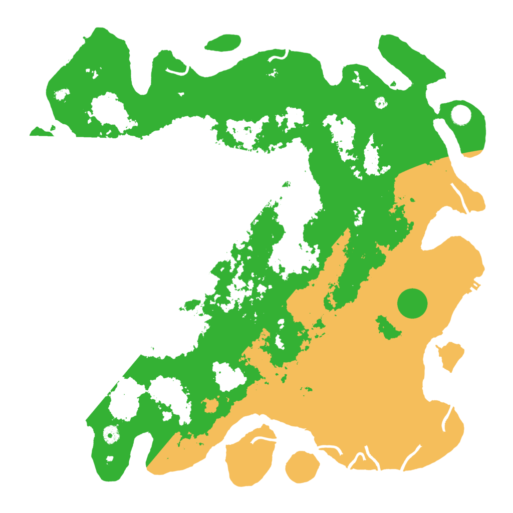 Biome Rust Map: Procedural Map, Size: 4500, Seed: 292487994