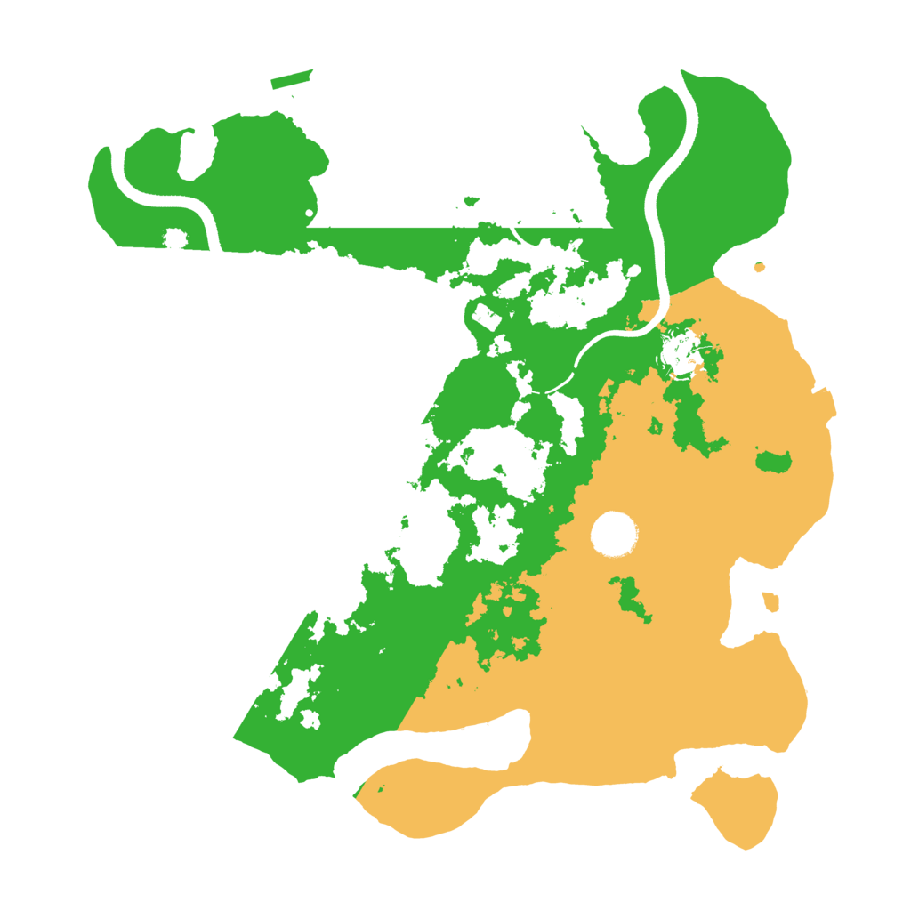 Biome Rust Map: Procedural Map, Size: 3500, Seed: 1320660877