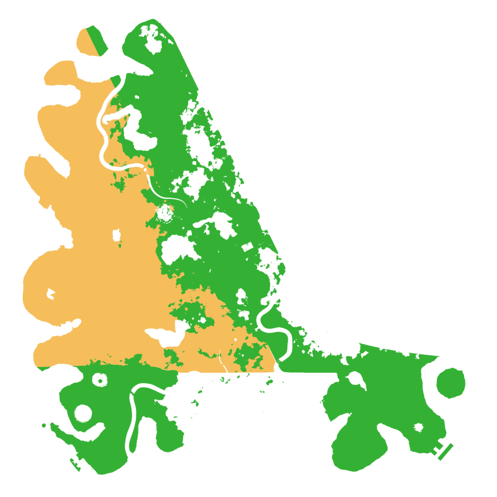 Biome Rust Map: Procedural Map, Size: 5000, Seed: 1811115216