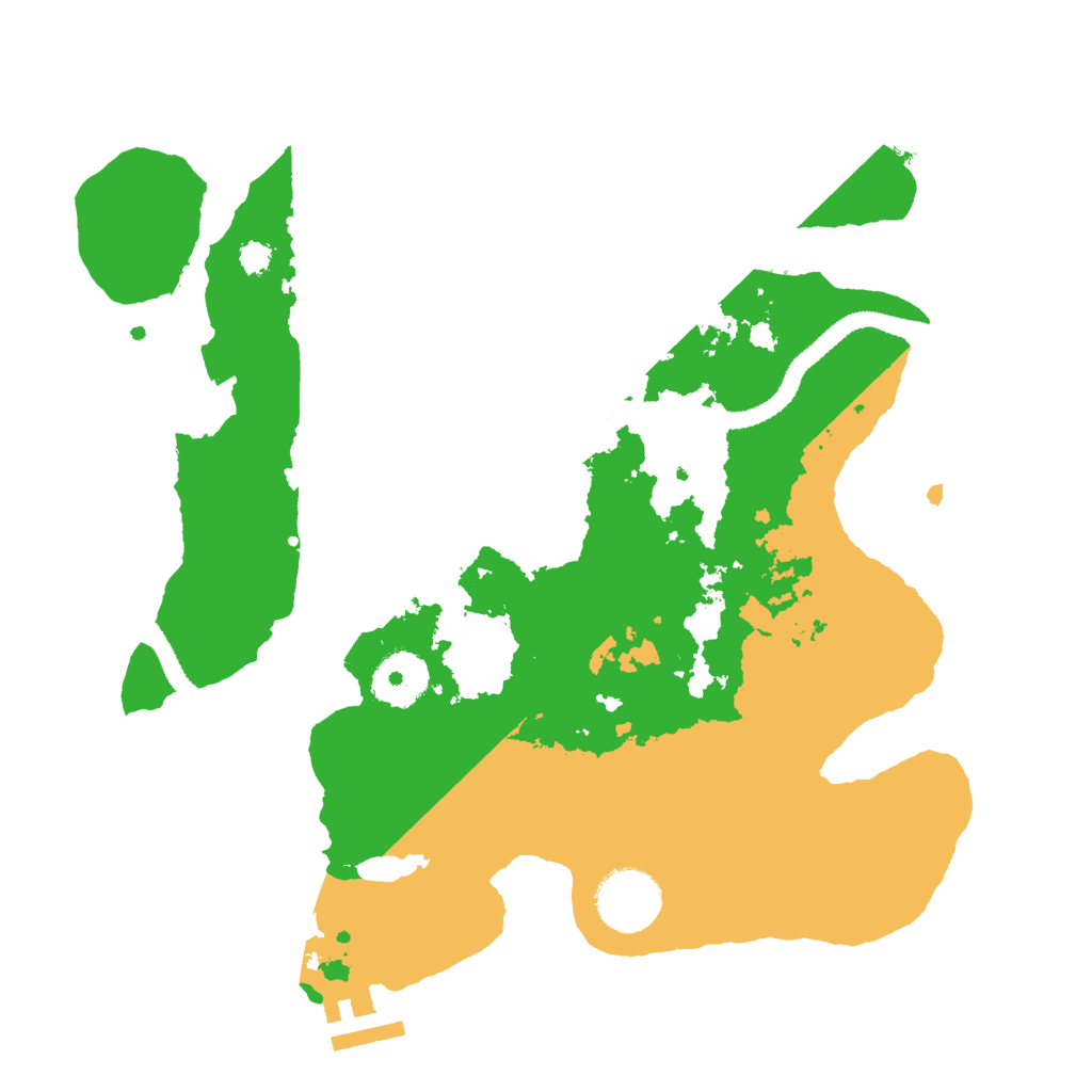 Biome Rust Map: Procedural Map, Size: 3000, Seed: 523410005