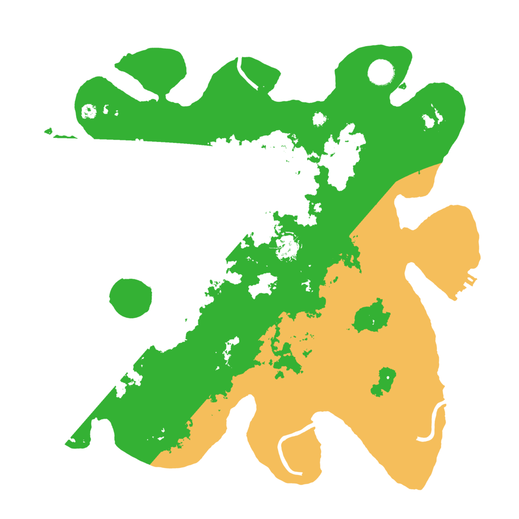 Biome Rust Map: Procedural Map, Size: 3500, Seed: 1690665045