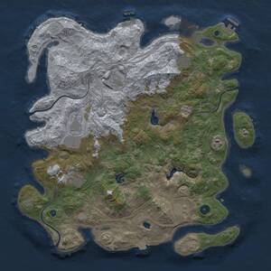 Thumbnail Rust Map: Procedural Map, Size: 4250, Seed: 475468735, 14 Monuments