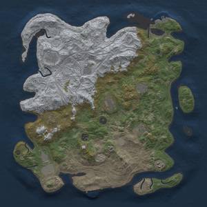 Thumbnail Rust Map: Procedural Map, Size: 4250, Seed: 475468735, 17 Monuments