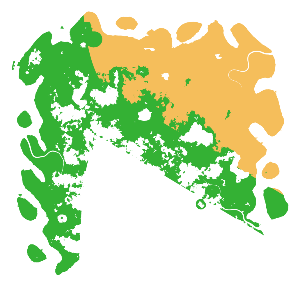 Biome Rust Map: Procedural Map, Size: 5000, Seed: 209723