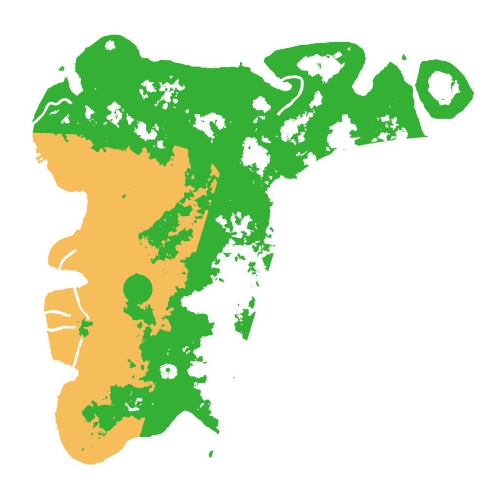 Biome Rust Map: Procedural Map, Size: 4500, Seed: 1066400329