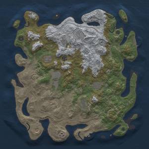 Thumbnail Rust Map: Procedural Map, Size: 4250, Seed: 520696395, 18 Monuments