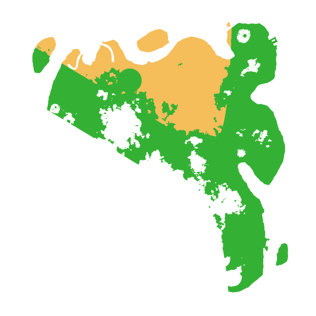 Biome Rust Map: Procedural Map, Size: 3500, Seed: 263619127