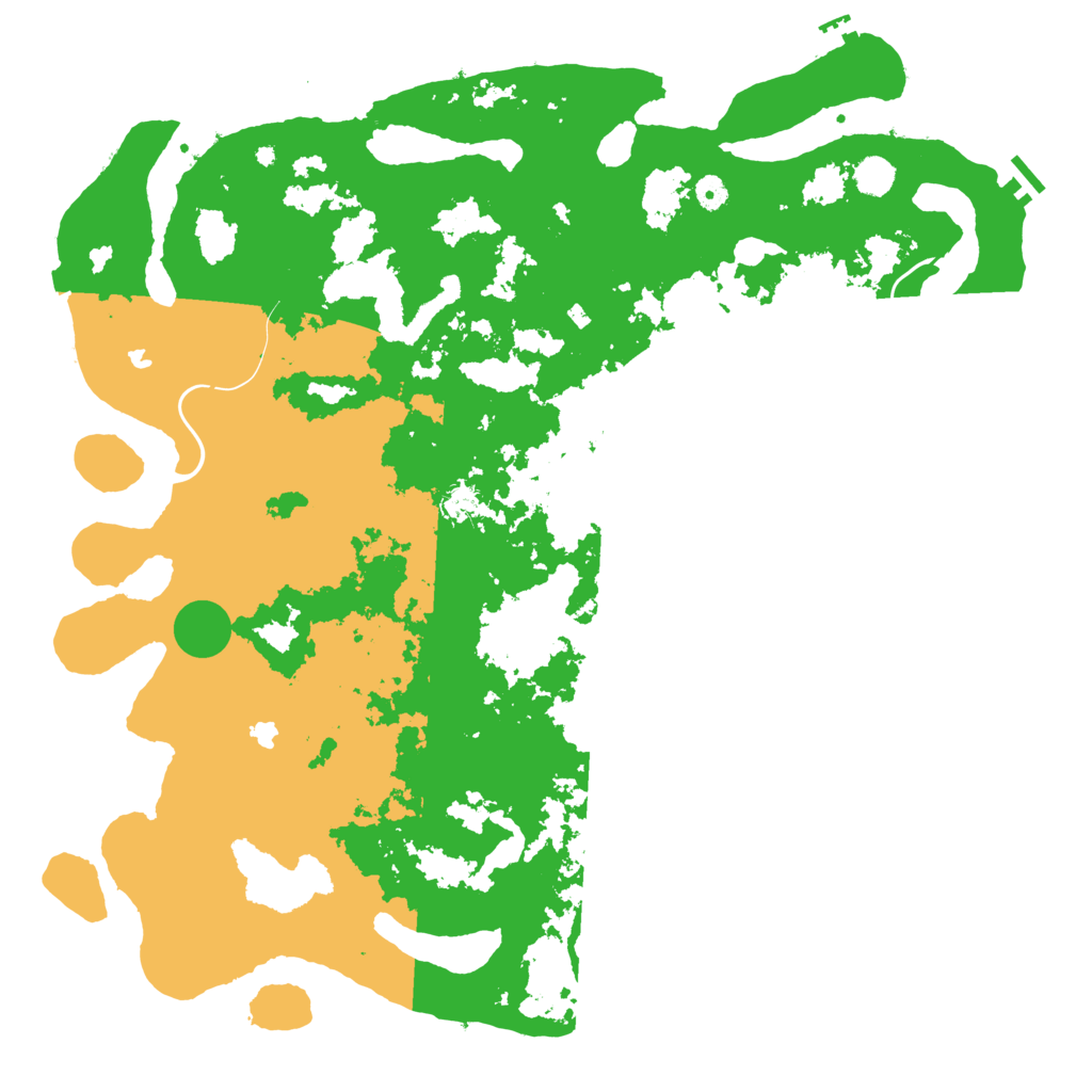 Biome Rust Map: Procedural Map, Size: 5000, Seed: 311667836