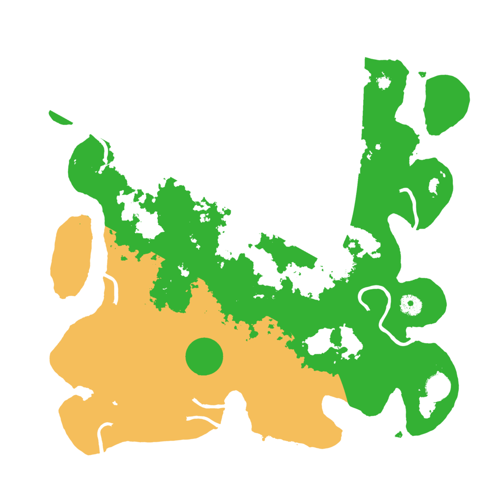 Biome Rust Map: Procedural Map, Size: 3500, Seed: 389438058