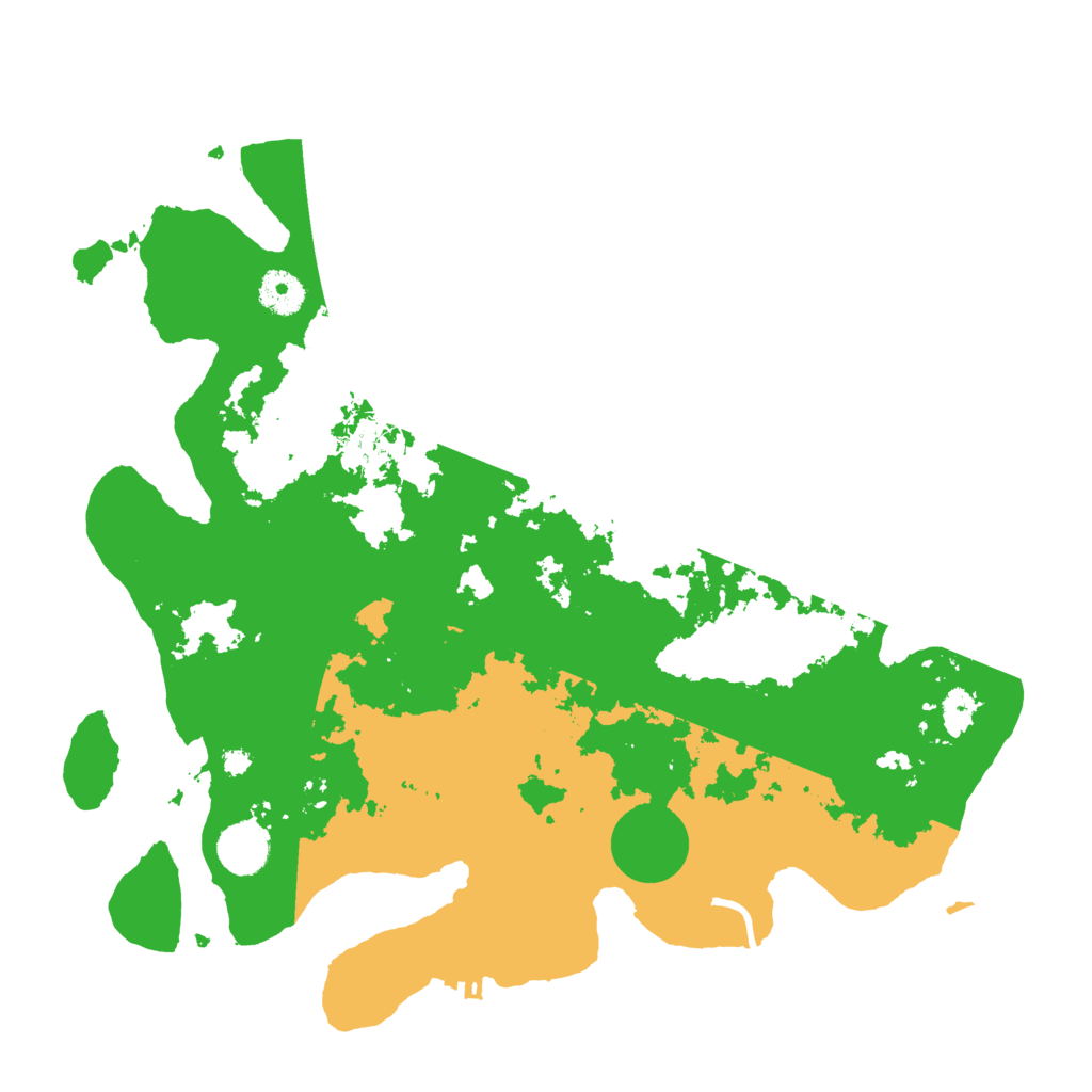 Biome Rust Map: Procedural Map, Size: 3700, Seed: 164595769