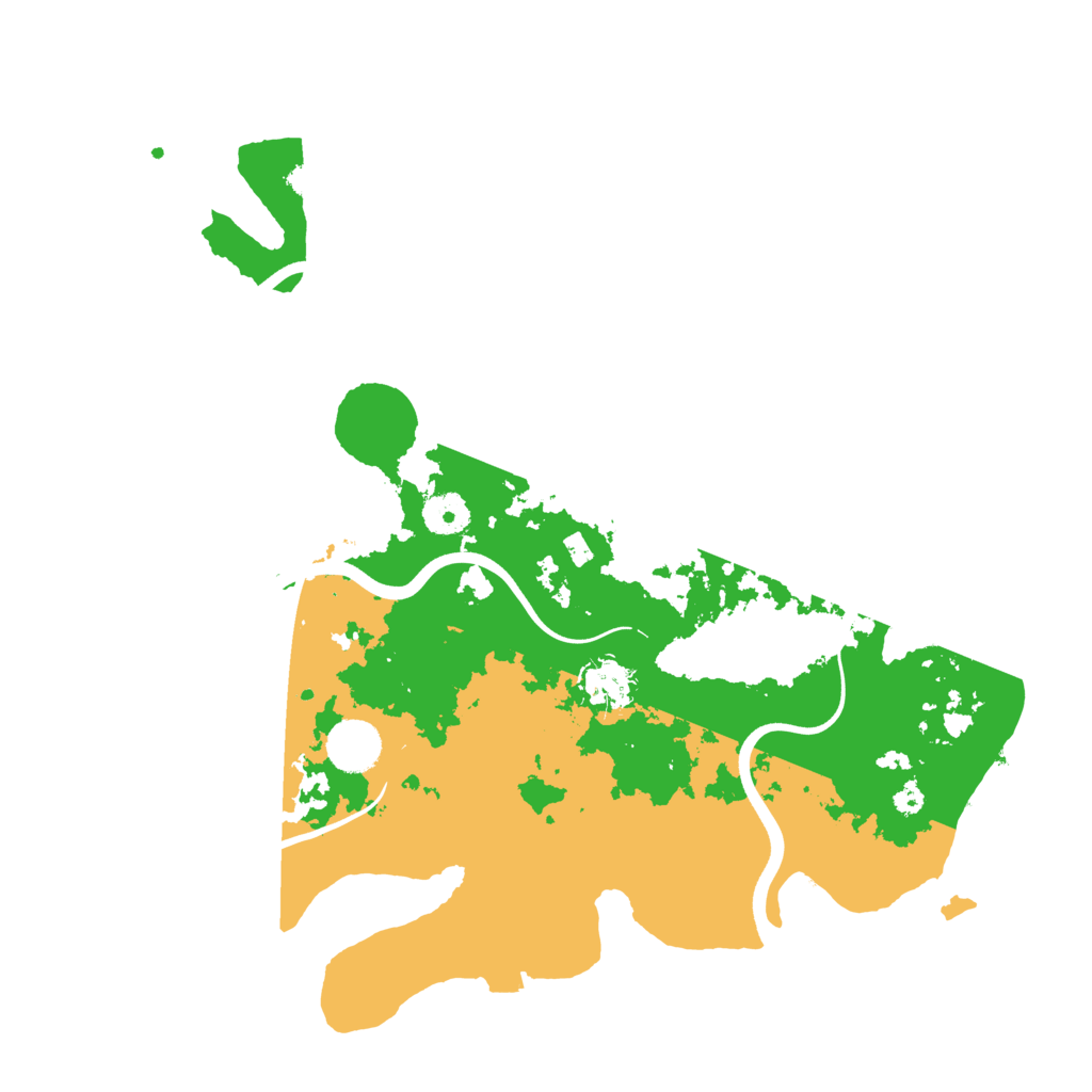 Biome Rust Map: Procedural Map, Size: 3700, Seed: 164595769
